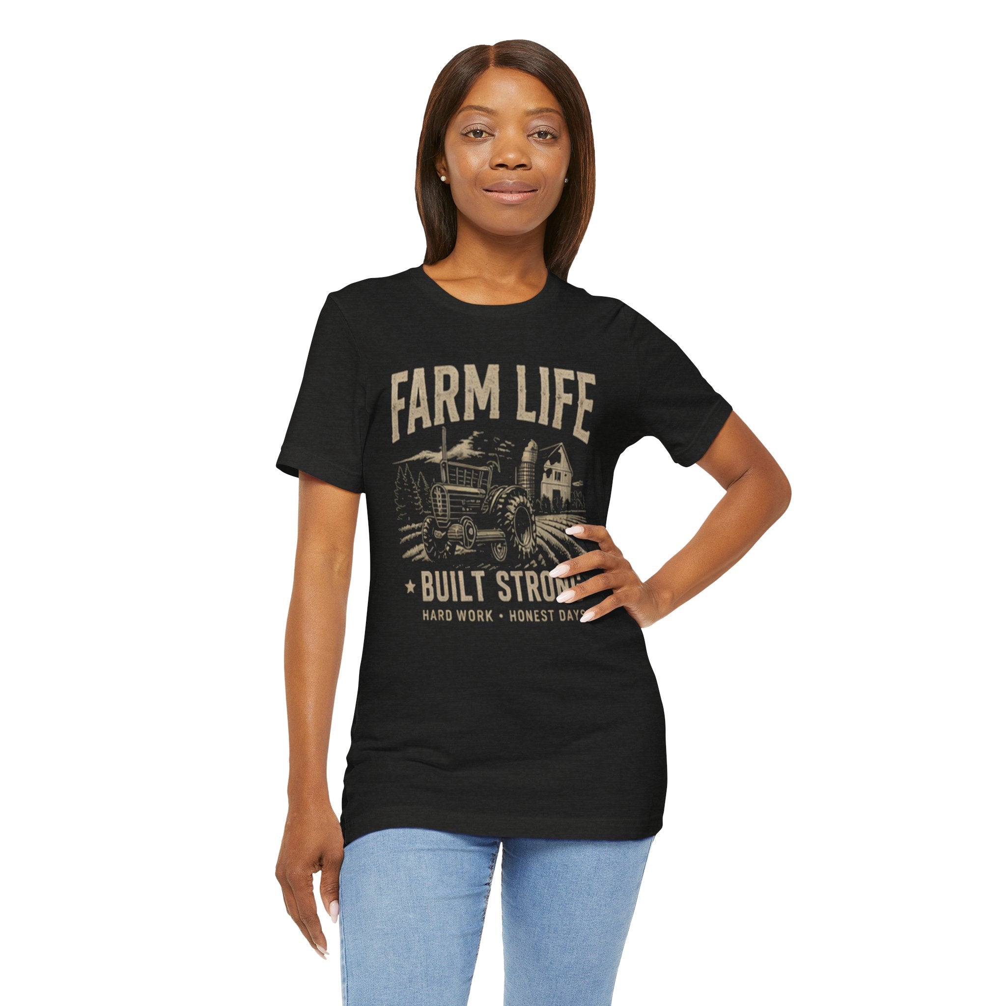 Farm Life T-Shirt – Vintage Tractor Shirt, Farmer Life Tee, Country Living Shirt, Farming Gift Idea
