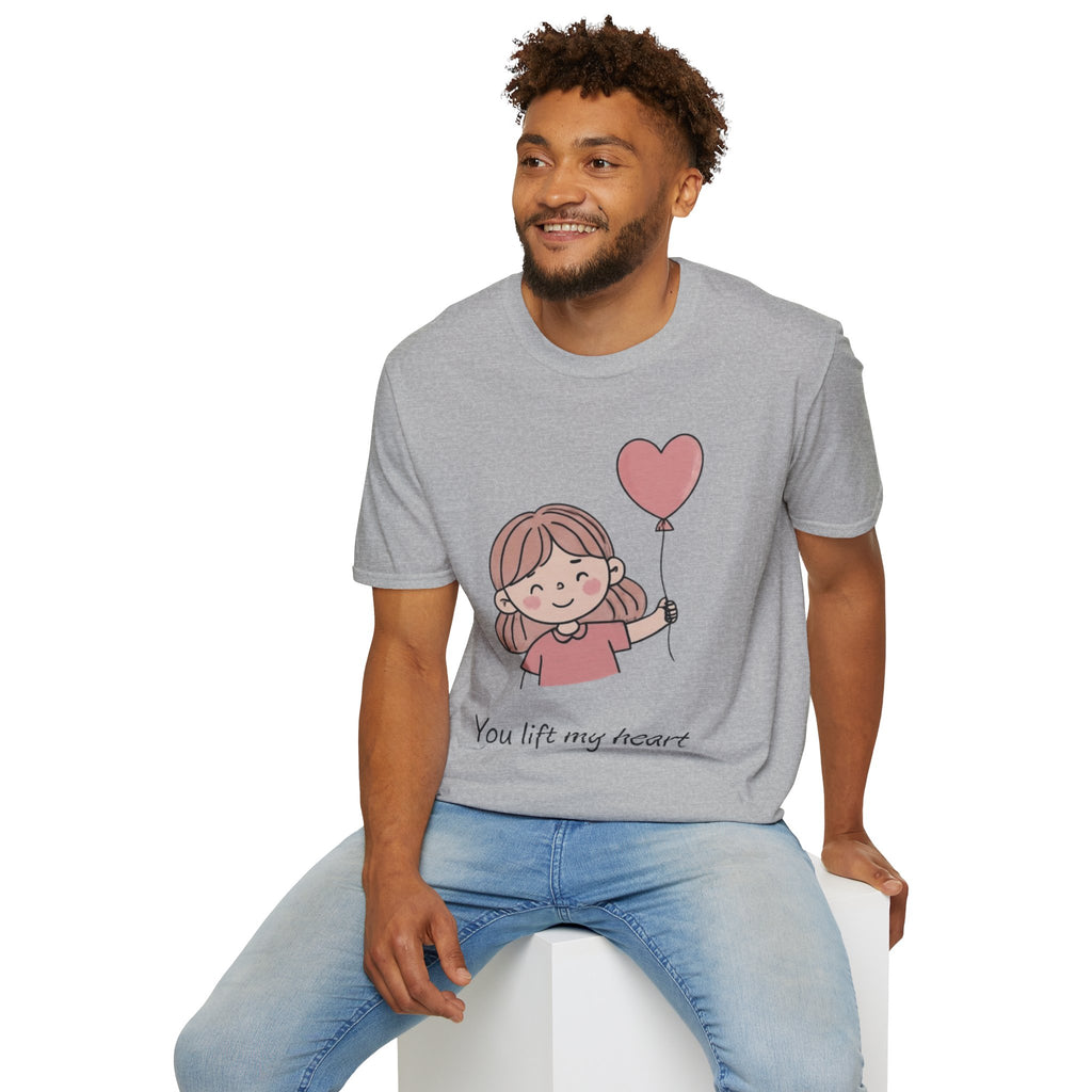 Couple style t-shirts — "Yoy lift my heart"