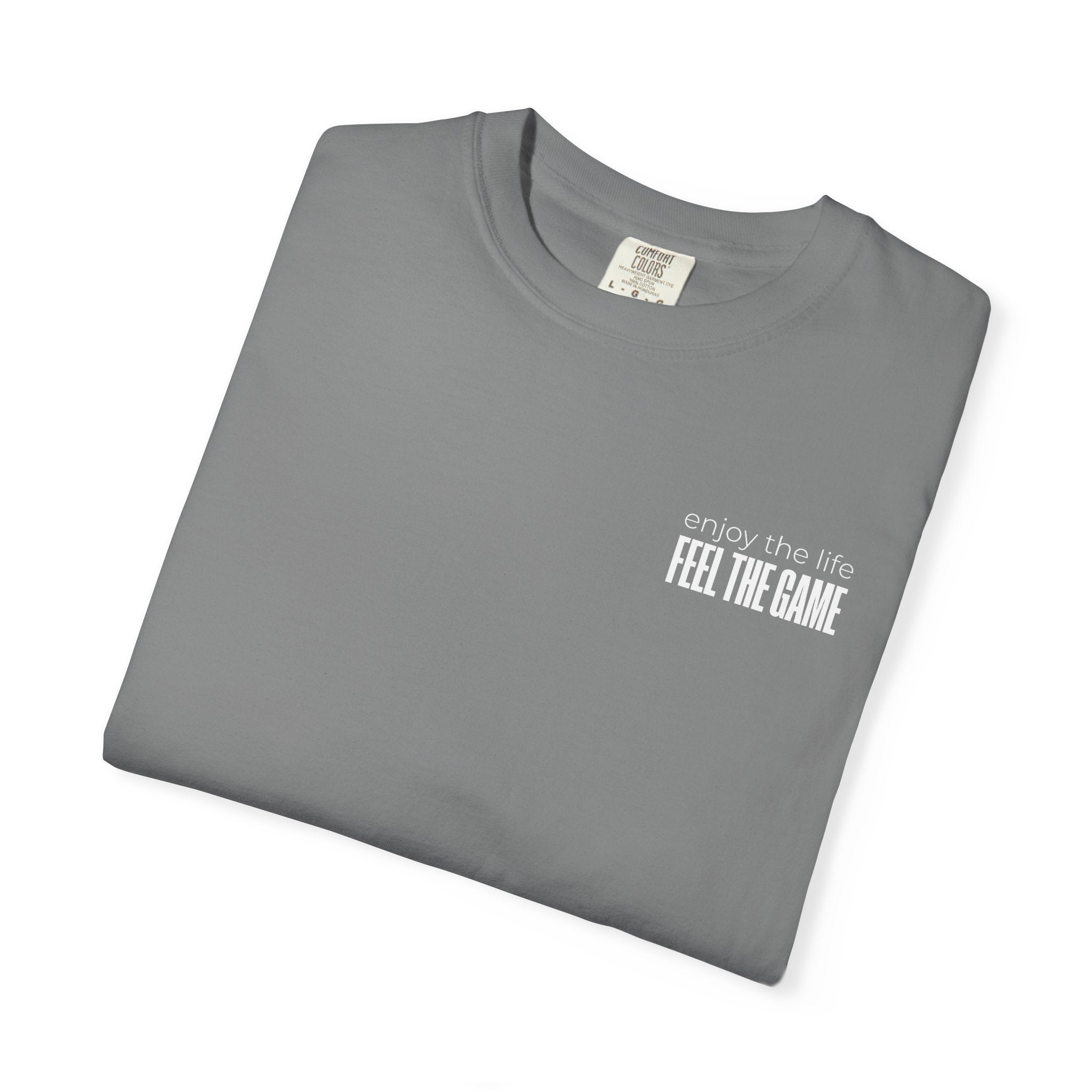 Feel The Game T-Shirt - Minimalist  Unisex Black Streetwear Shirt Casual Lifestyle Fashion Top