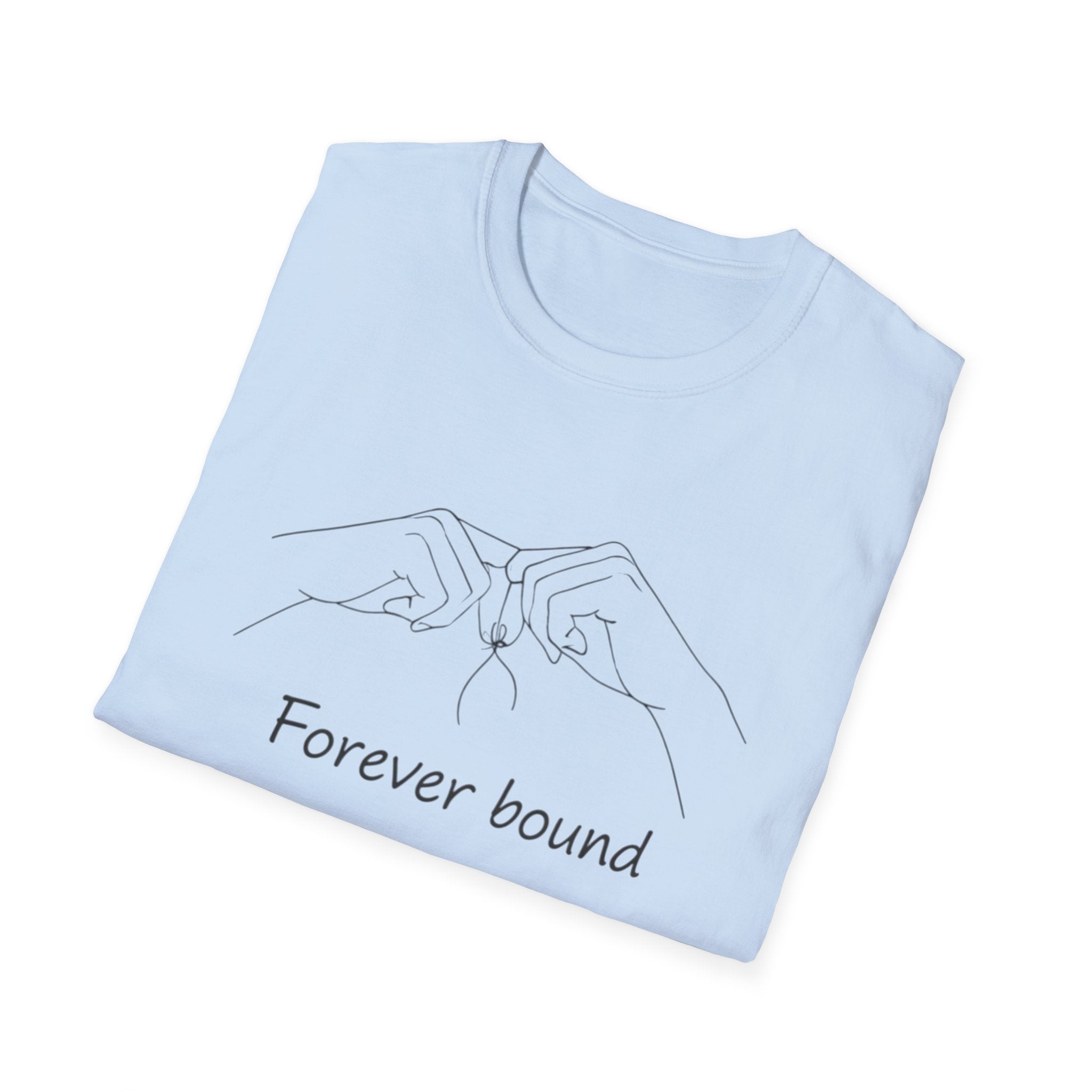 Couple style t-shirts — Minimal "Forever bound"