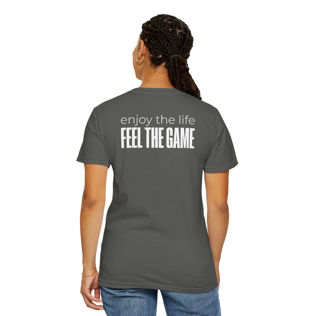 Feel The Game T-Shirt - Minimalist  Unisex Black Streetwear Shirt Casual Lifestyle Fashion Top