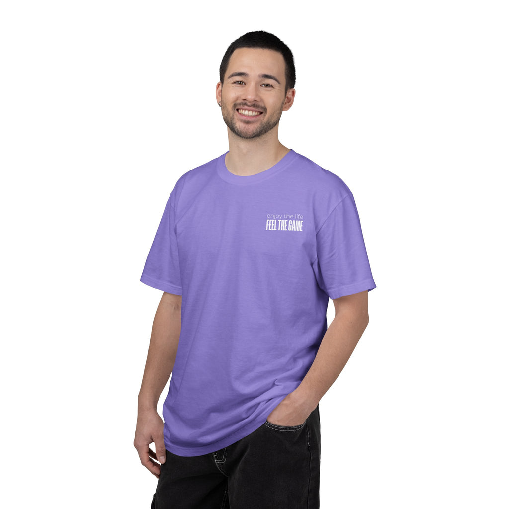 Feel The Game T-Shirt - Minimalist  Unisex Black Streetwear Shirt Casual Lifestyle Fashion Top
