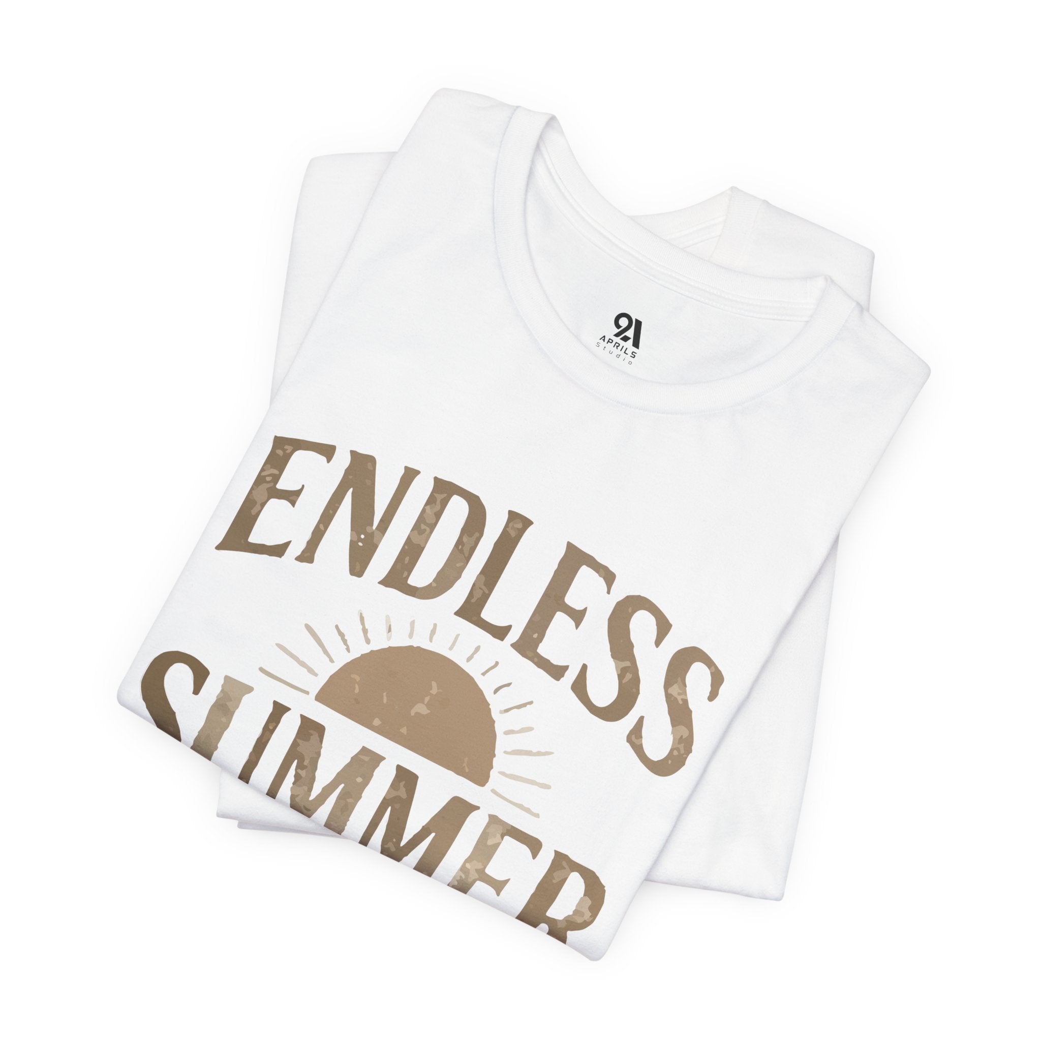 Endless Summer T-Shirt | Vintage Sun & Waves Graphic Tee – Retro Beach Shirt, Coastal Summer Outfit