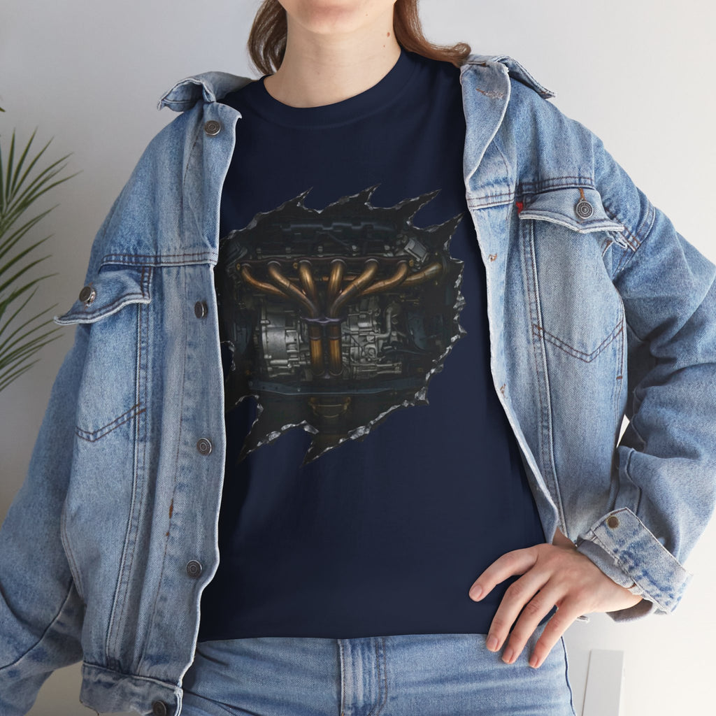 Forest Cabin Ripped— Vintage Night Woods