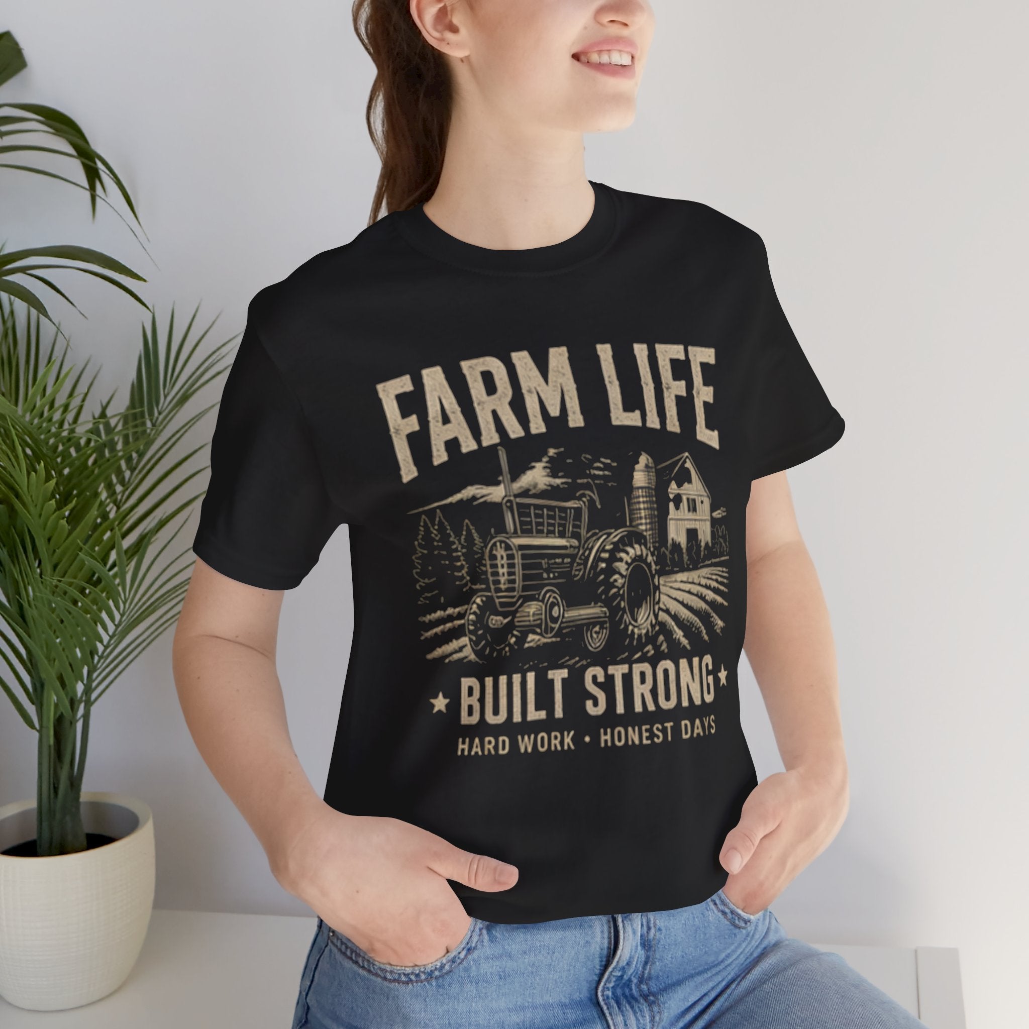 Farm Life T-Shirt – Vintage Tractor Shirt, Farmer Life Tee, Country Living Shirt, Farming Gift Idea